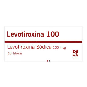LEVOTIROXINA 100 MCG 50 TBS