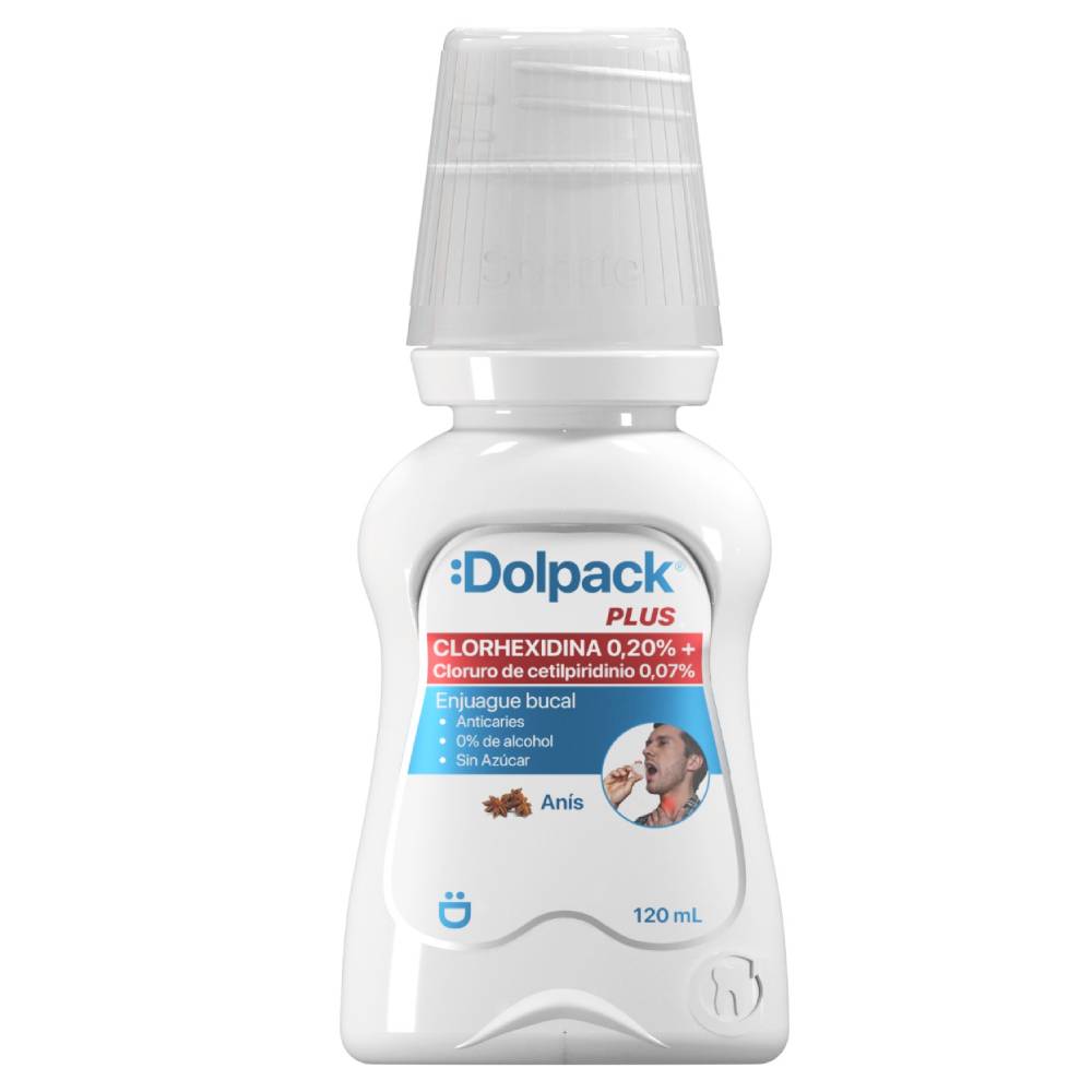 ENJ.BUC.CLORHEX DOLPACK PLUS 0.20% 120ML