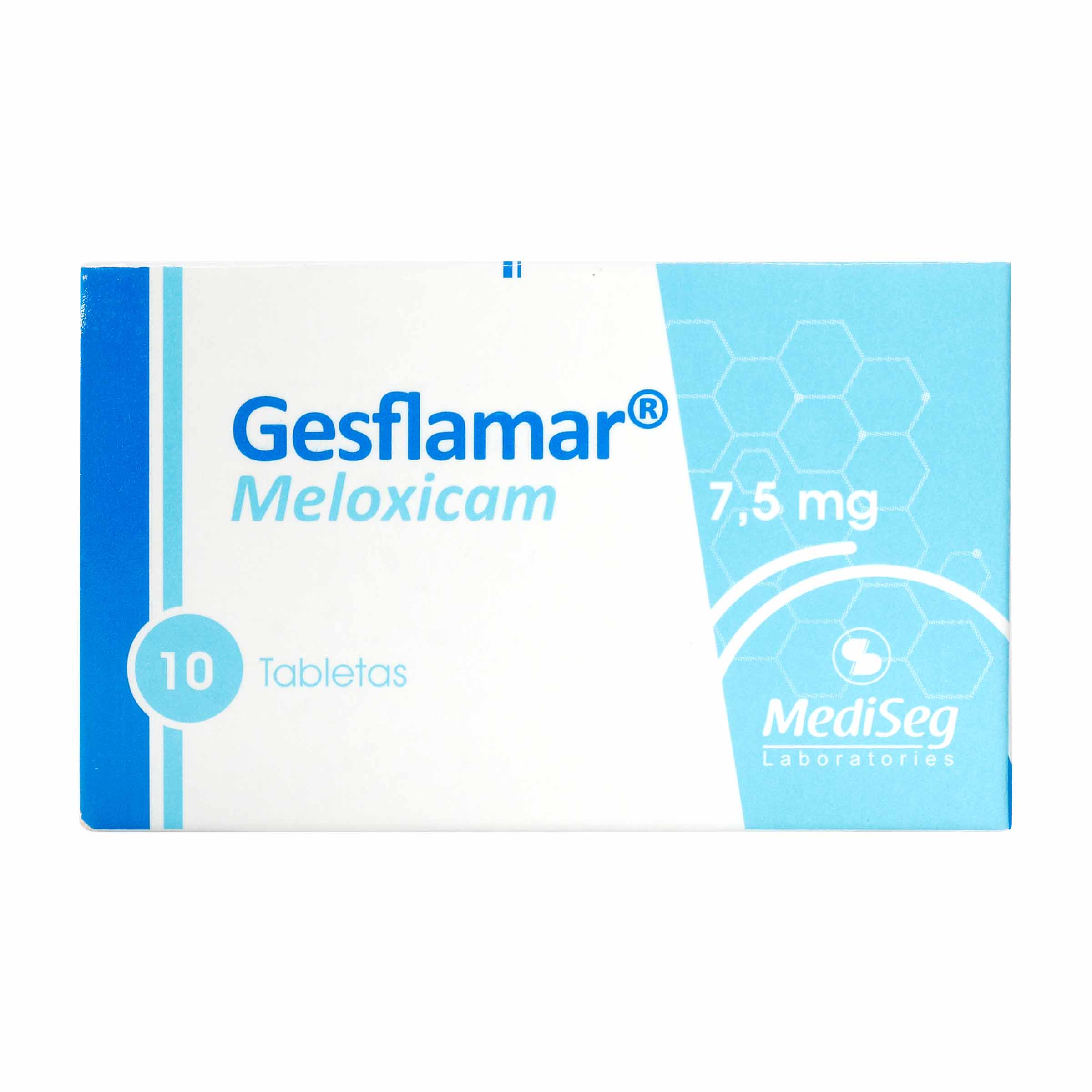 GESFLAMAR 7.5 MG 10 TBS ICOM