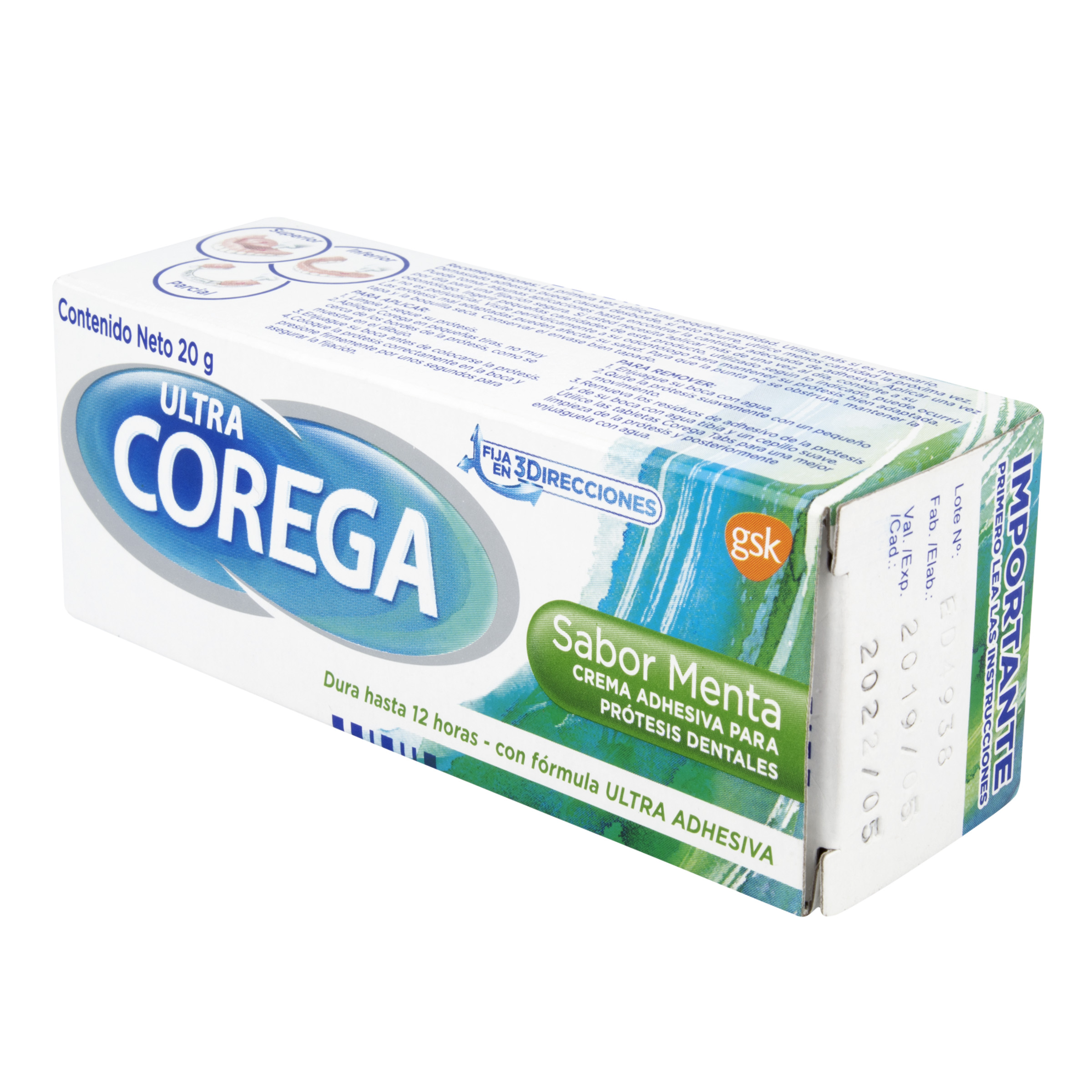 CREMA COREGA 3D.ULTRA MENTA 20 GR