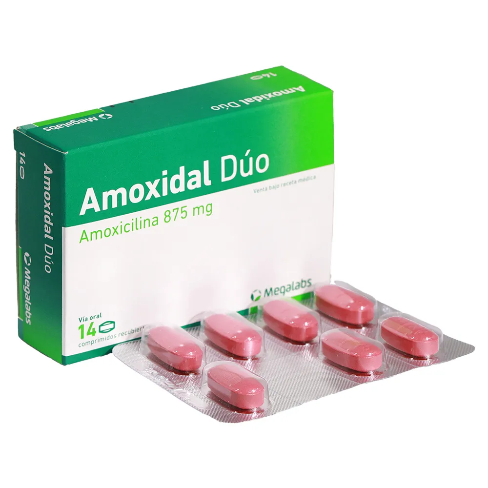 AMOXIDAL DUO 875 MG 14 COMPRIMIDOS